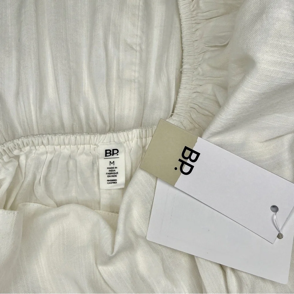BP White Puff Sleeve Mini Dress - Picture 3 of 3